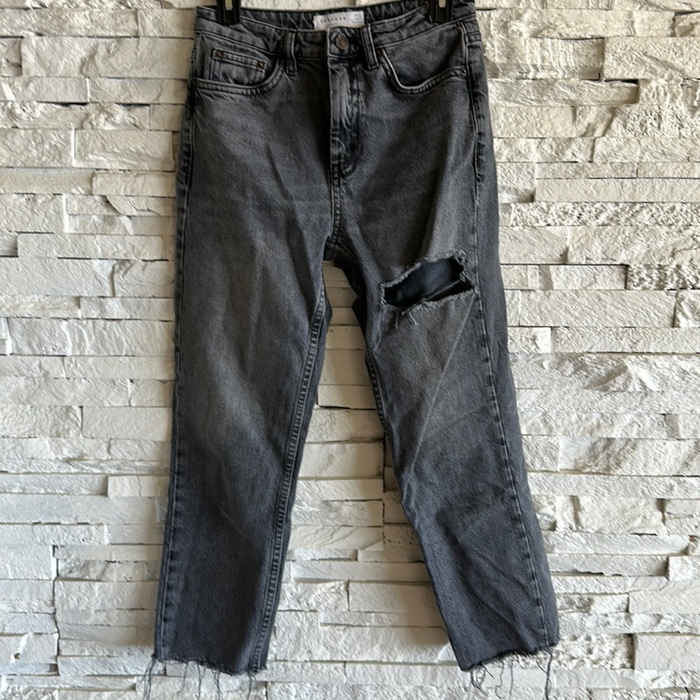 Top Shop straight black jeans